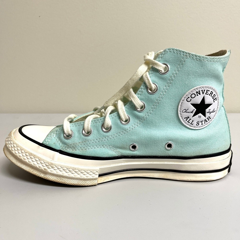 Converse Chuck 70 High Top Mint Green Sneakers Mens 5.5 Womens 7.5 Skater Casual